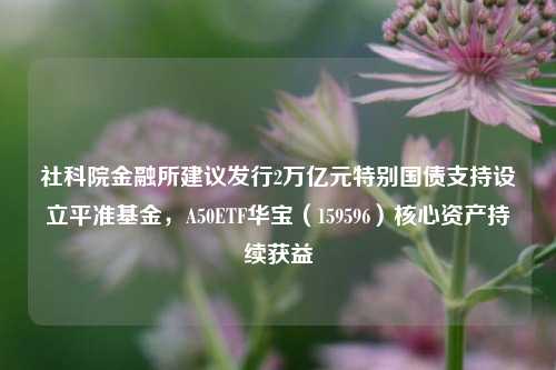 社科院金融所建议发行2万亿元特别国债支持设立平准基金，A50ETF华宝（159596）核心资产持续获益