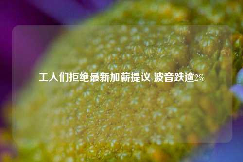 工人们拒绝最新加薪提议 波音跌逾2%