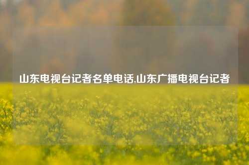 山东电视台记者名单电话,山东广播电视台记者