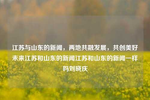 江苏与山东的新闻，两地共融发展，共创美好未来江苏和山东的新闻江苏和山东的新闻一样吗刘晓庆