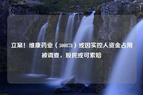 立案！维康药业（300878）或因实控人资金占用被调查，股民或可索赔