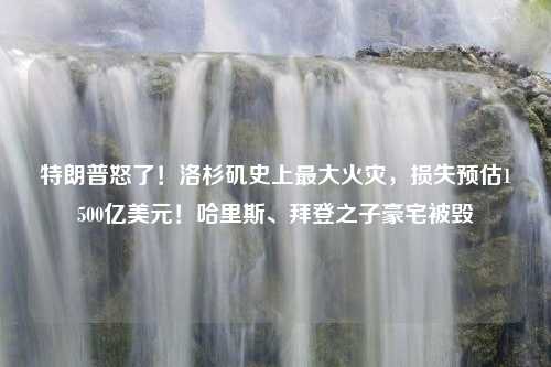 特朗普怒了！洛杉矶史上最大火灾，损失预估1500亿美元！哈里斯、拜登之子豪宅被毁