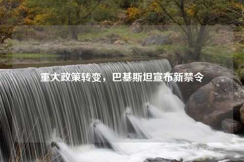 重大政策转变，巴基斯坦宣布新禁令
